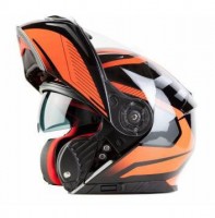 Přilba Maxx FF950 výklop Black/Orange