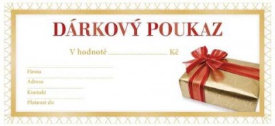 Dárkové poukazy